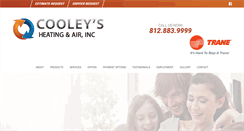 Desktop Screenshot of cooleysheatingandair.com